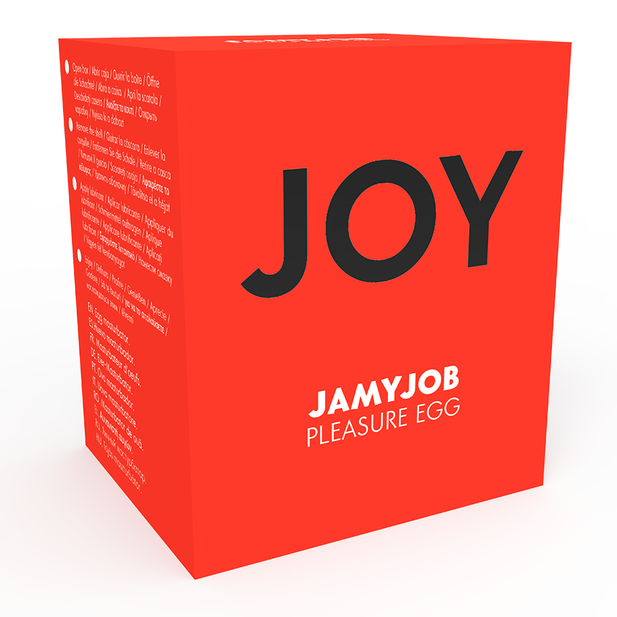 Jamyjob - Huevo Masturbador Discreto Version Rojo Joy