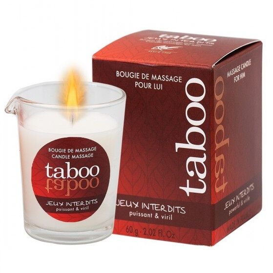 Taboo Vela De Masaje Para Él Jeux Interdits Aroma Liquen Salvaje