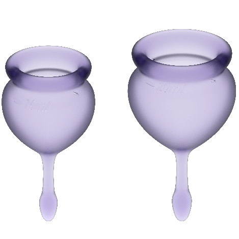 Satisfyer - Feel Good Kit Copa Menstrual Lila 15 + 20 Ml