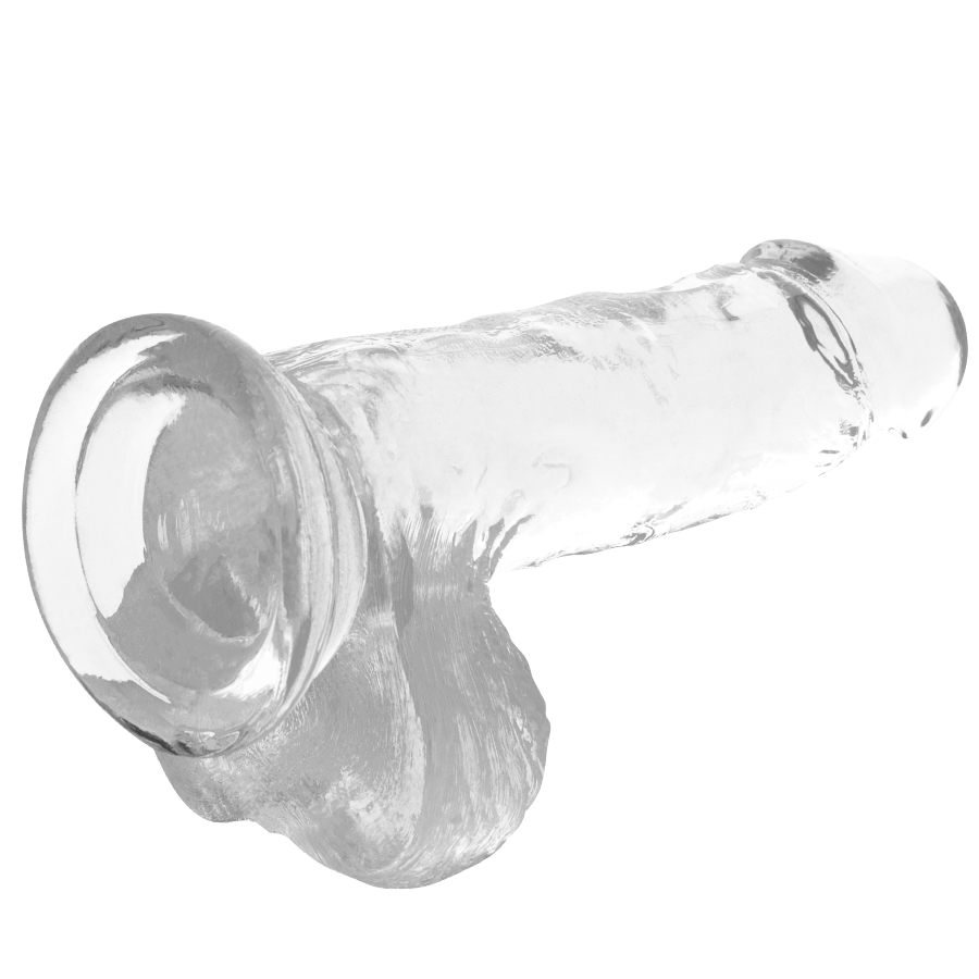 X Ray - Clear Dildo Realista Transparente 15.5 Cm -o- 3.5 Cm