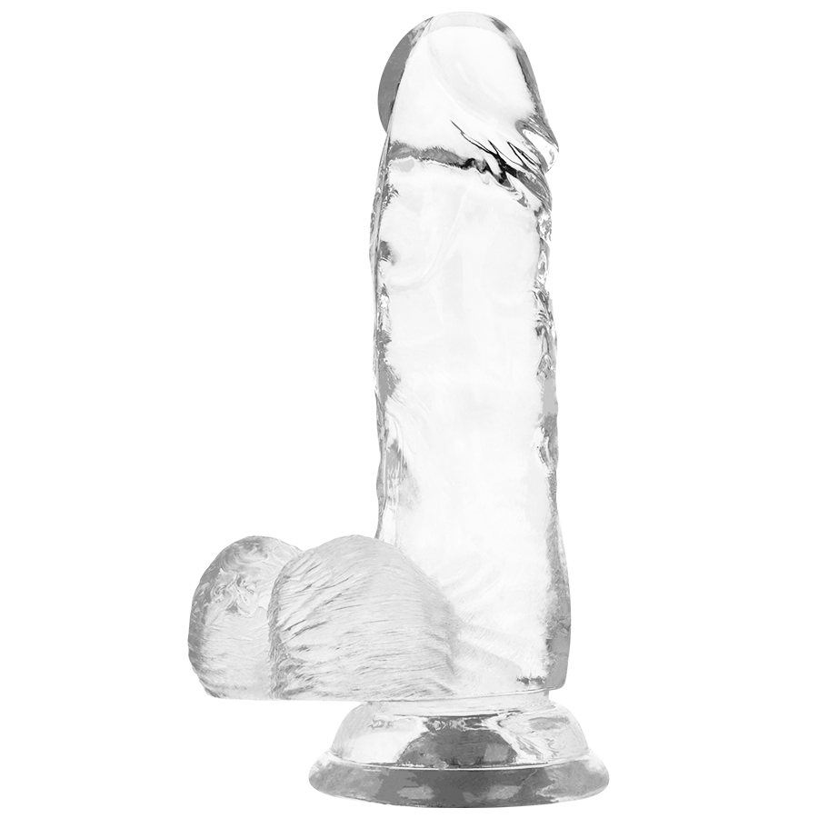 X Ray - Clear Dildo Realista Transparente 15.5 Cm -o- 3.5 Cm