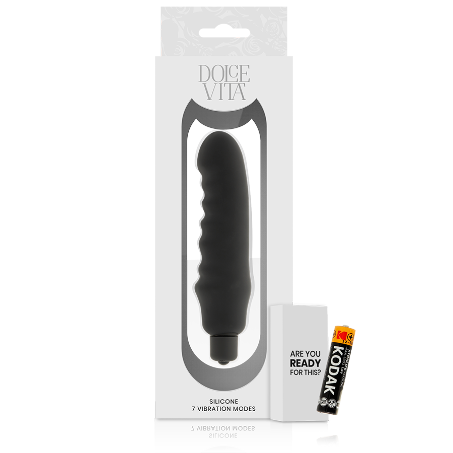 Dolce Vita - Genius Vibrador Silicona Negro