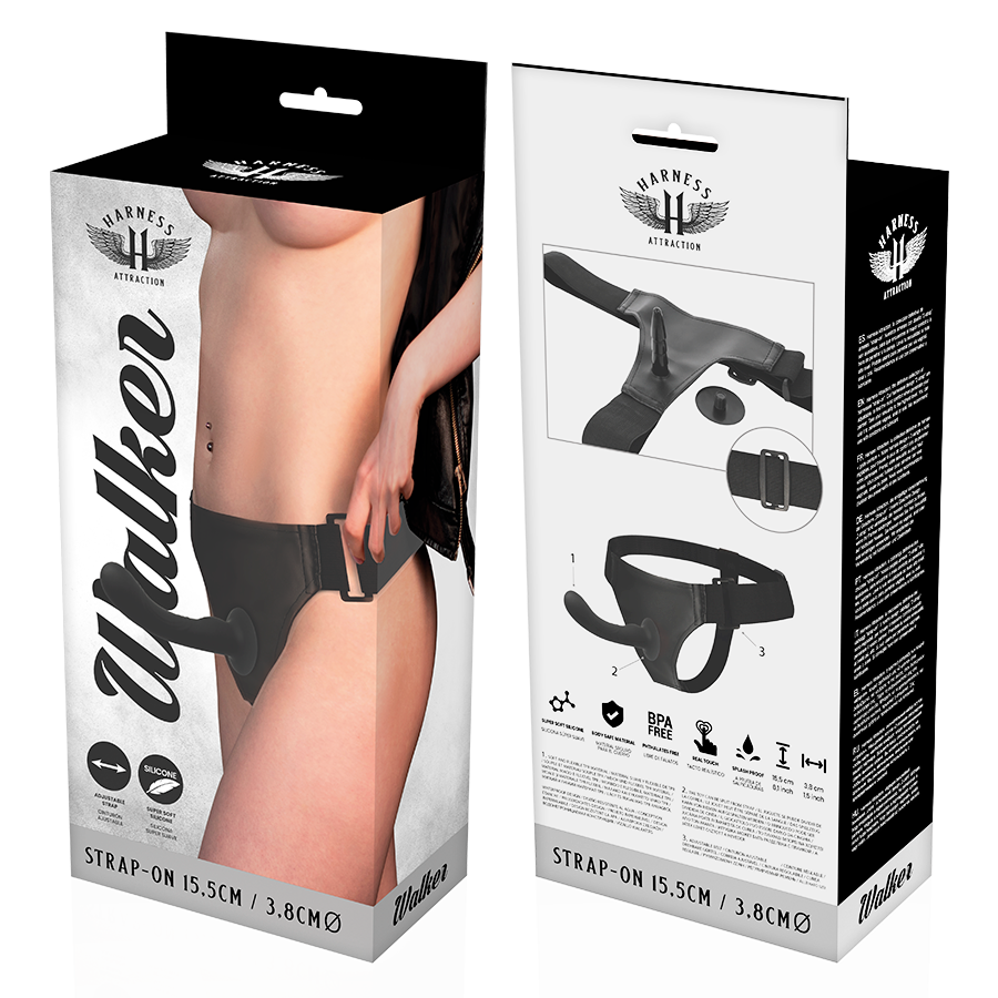 Harness Attraction - Rnes Silicona Walker G-Spot 15.5 Cm -O- 3.8 Cm