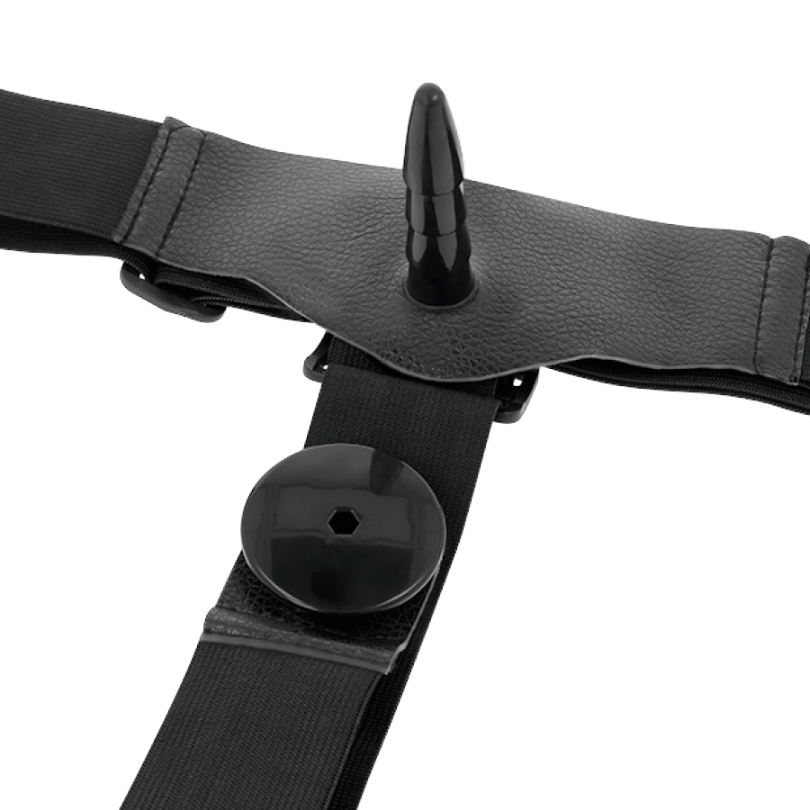 Harness Attraction - Harris Doble Penetración Con Vibracion 18 Cm -O- 3.5 Cm