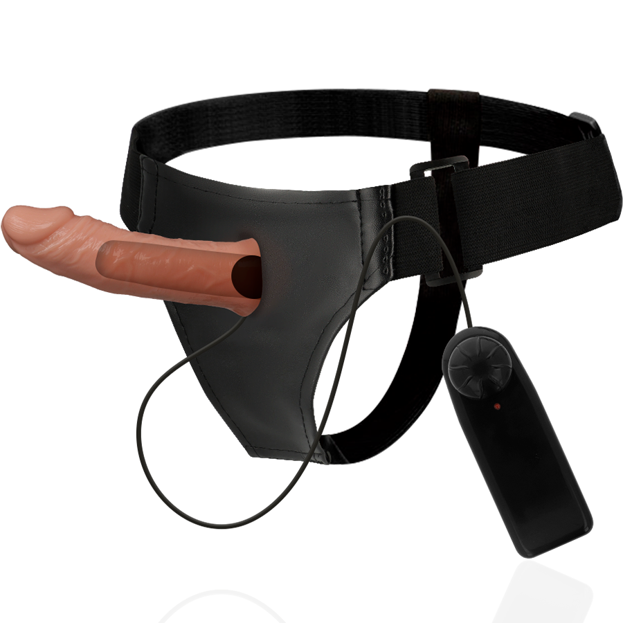 Harness Attraction - Rnes Hueco Benny Con Vibrador 15 Cm -O- 4.5 Cm