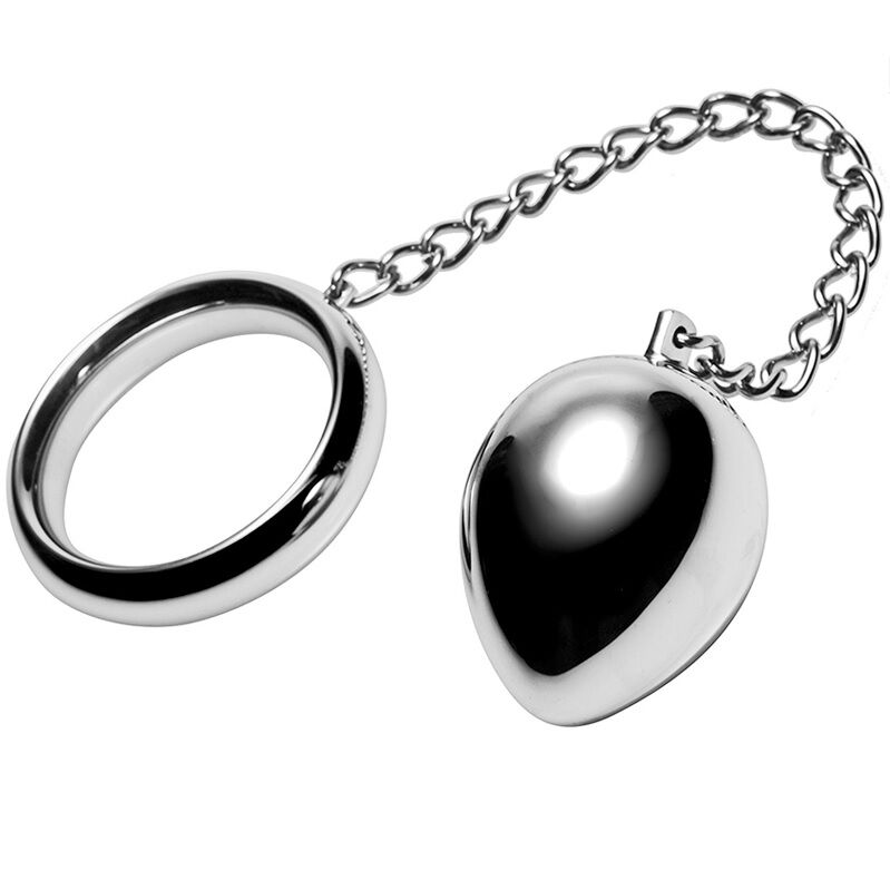 Anillo Metalhard Cock Ring 50mm  + Cadena Con Bola Metal