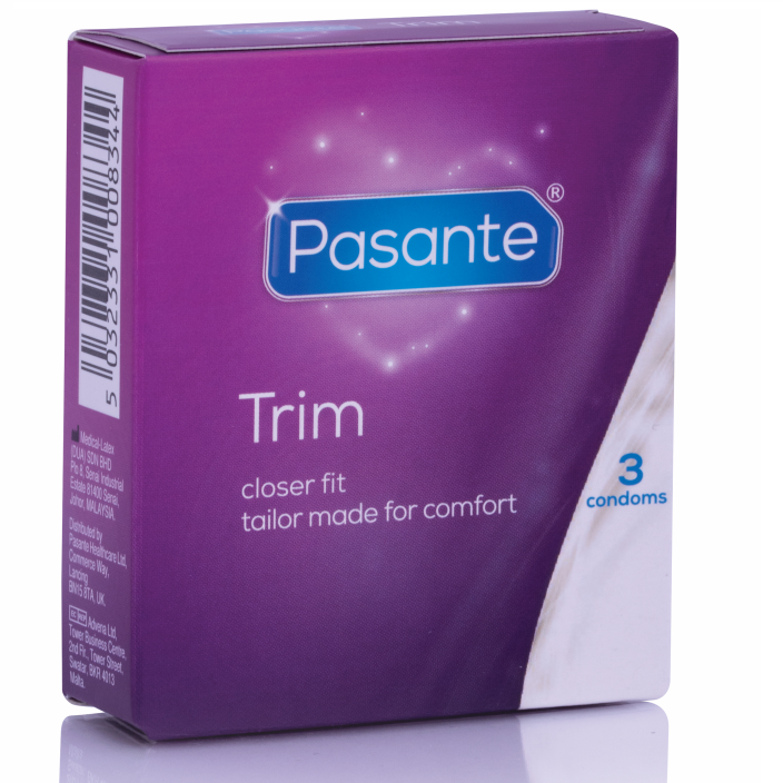 Pasante Preservativos Trim Más Delgado  3 Unidades