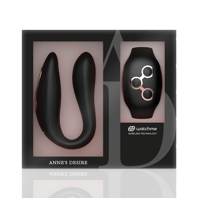 Anne'S Desire - Dual Pleasure Tecnología Watchme Negro/Gold