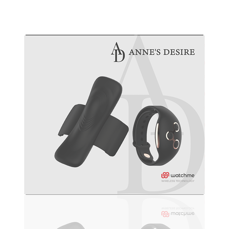 Anne'S Desire - Panty Pleasure Tecnología Watchme Negro/Gold