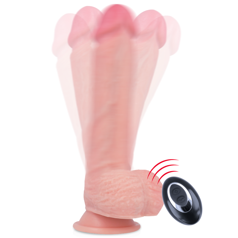 Rockarmy - Arnés + Liquid Silicone Vibrador Control Remoto Premium Apache 20.5 Cm -O- 4.62 Cm