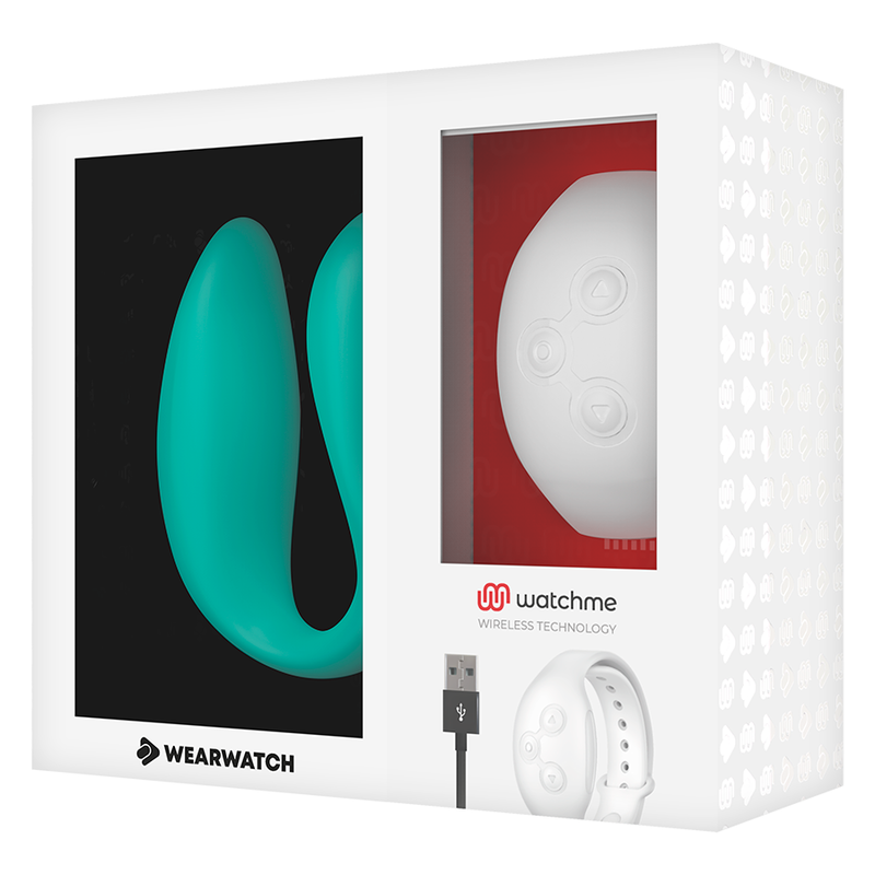Wearwatch - Vibrador Dual Technology Watchme Agua Marina / Níveo