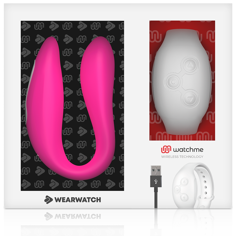 Wearwatch - Vibrador Dual Technology Watchme Fucsia / Níveo