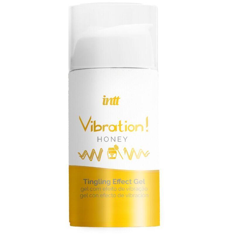 Intt - Potente Estimulante Íntimo Gel Vibrador Liquido Miel 15 Ml
