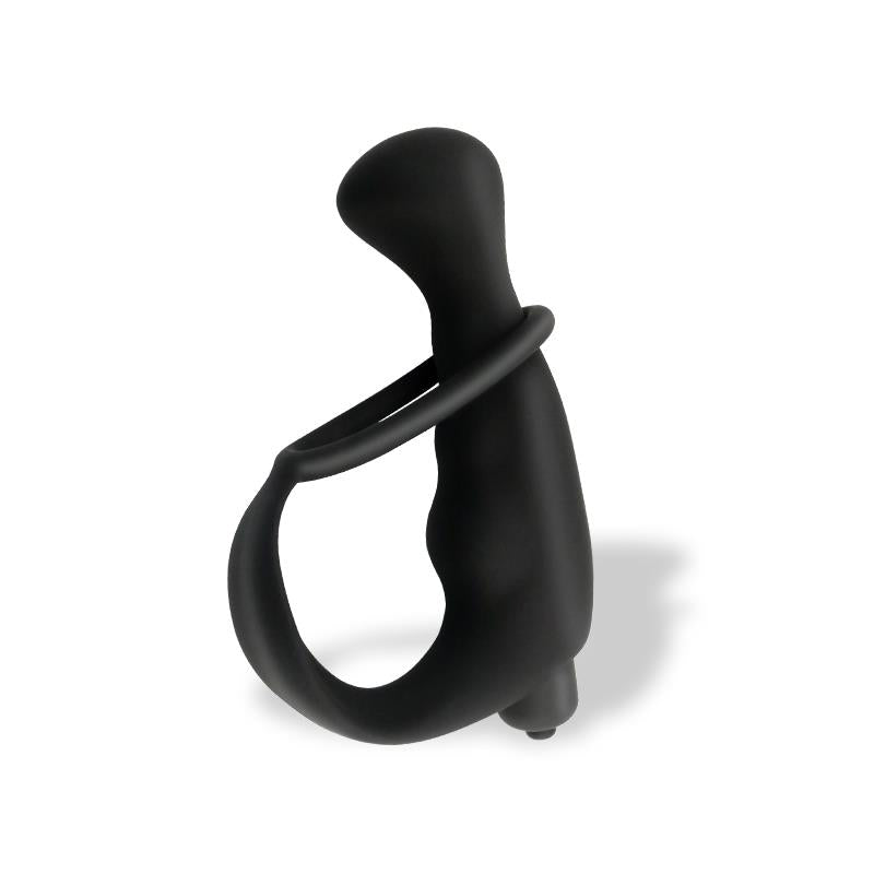 Iuterp Plug Anal Con Vibración Y Anillo Para El Pene
