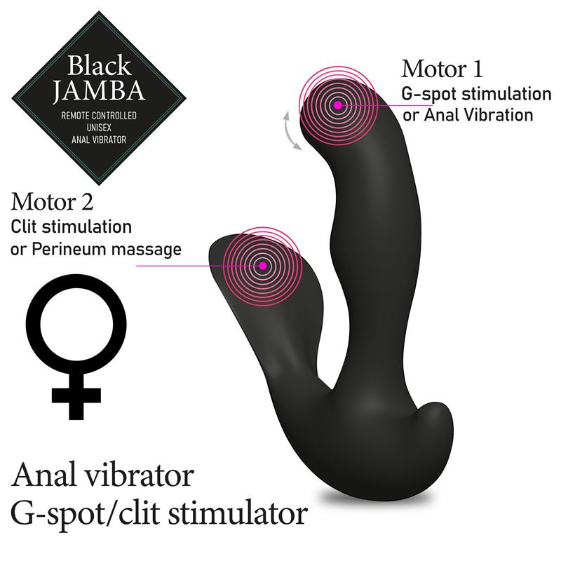 Vibrador Anal Feelztoys - Jamba   Negro