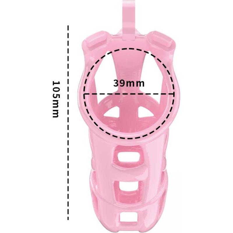 Jaula Para El Pene Pc01 Rosa Talla (Interno):S