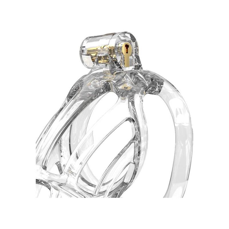 Jaula Para El Pene Pc08 Transparente Talla (Interno):S