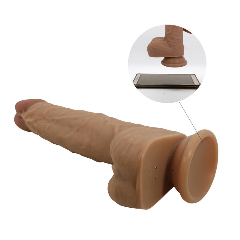 Pretty Love - Jonathan Dildo Silicona 3 Vibraciones + 3 Medidas Inserción Control Remoto 21 Cm