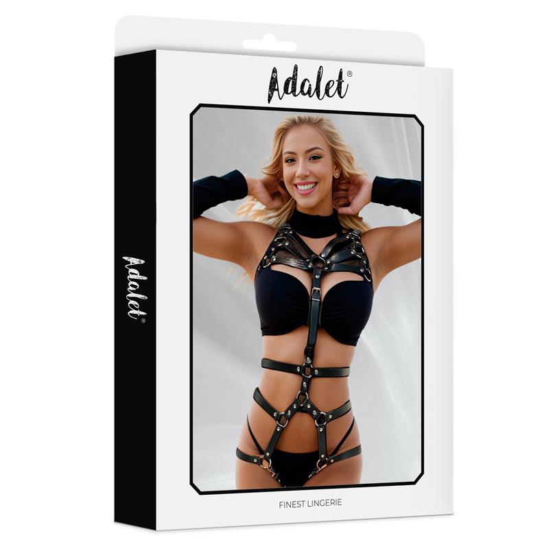 Kianna Teddy Tipo Arnés Cuero Vegano Talla Única