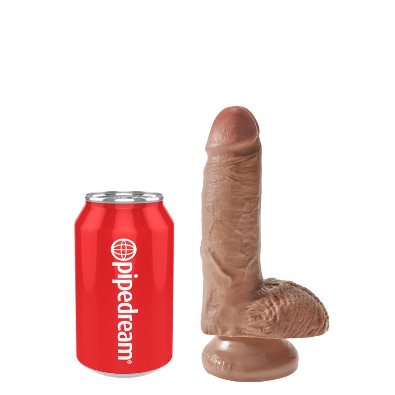 King Cock Pene Con Testículos De 7 - Bronceado