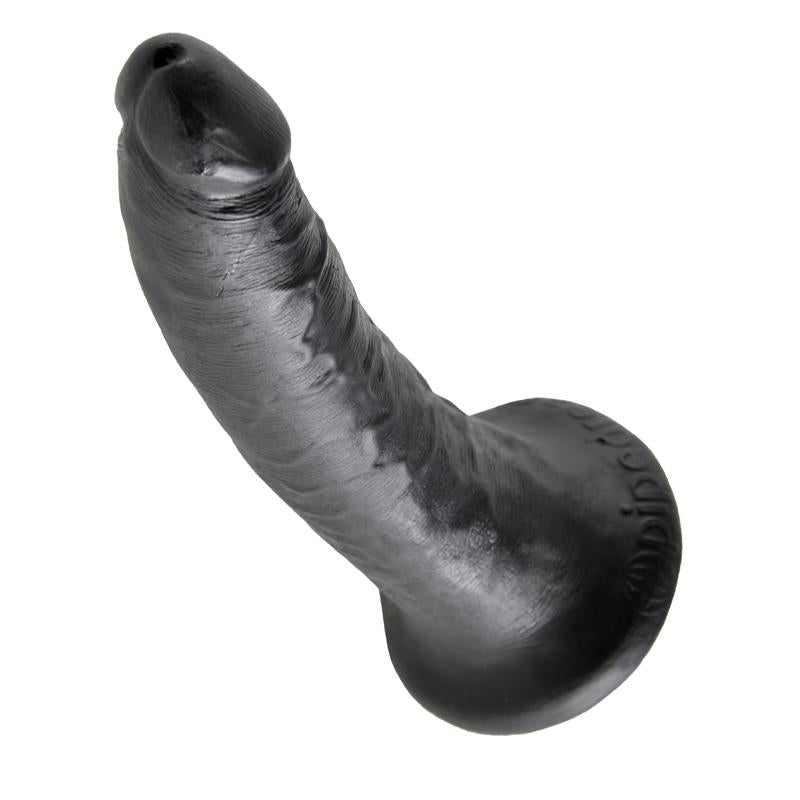 King Cock - 7 Pene Negro 17.8 Cm