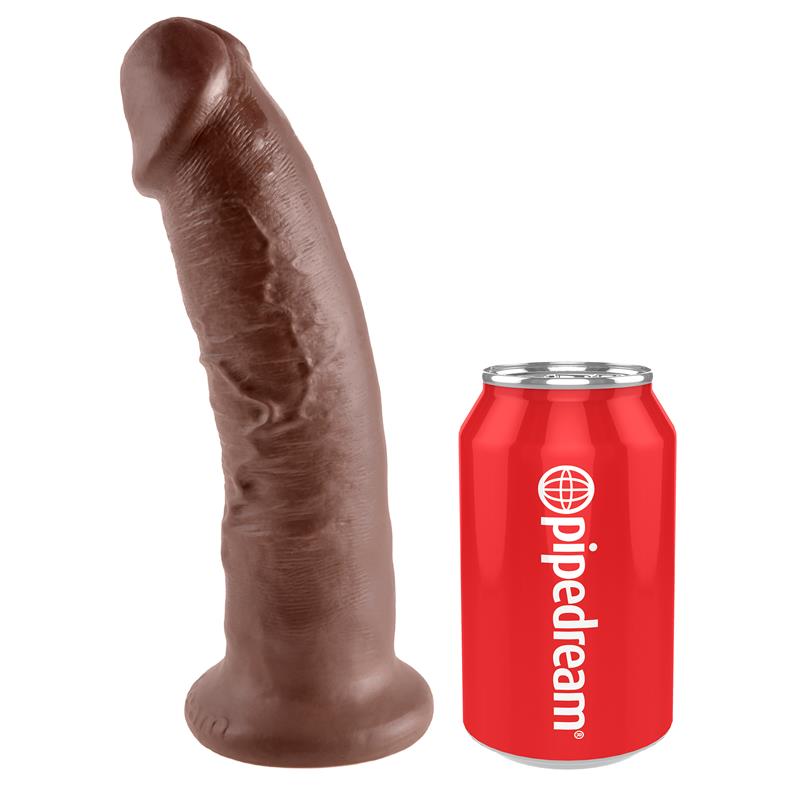 King Cock Pene De 9 - Color Marrón