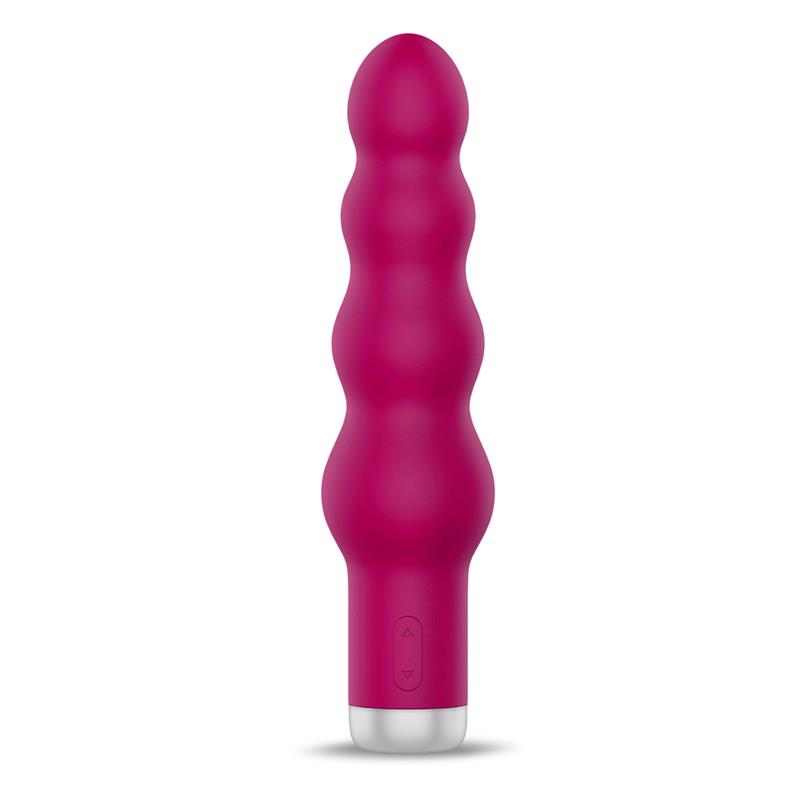 Vibrador 10 Funciones Usb Silicona  Laand Potente Rojo Burgundy