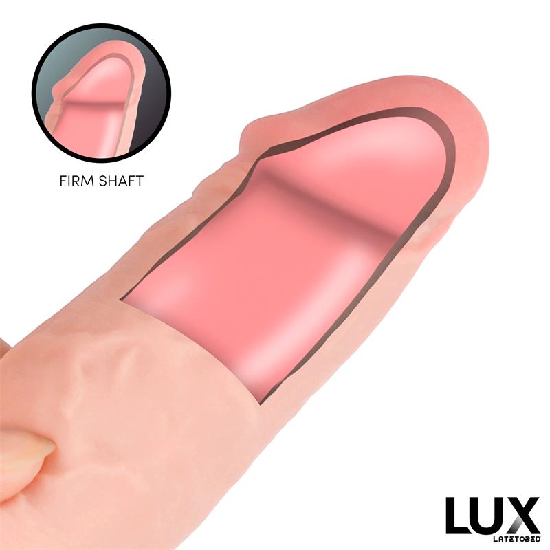 Lars Dildo Triple Densidad Con Testículos Oscilantes 7.6