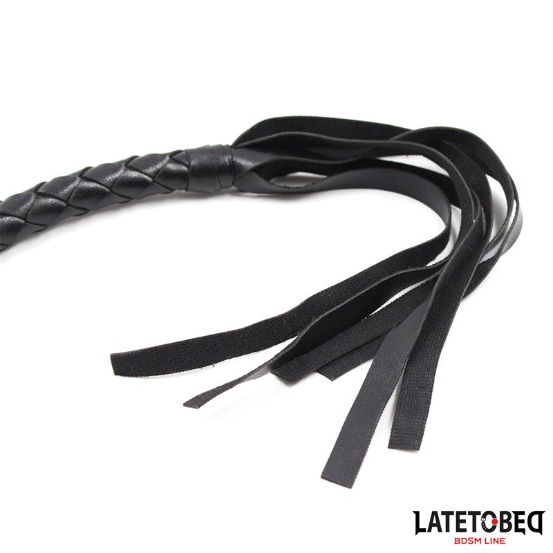 Látigo Trenzado Negro 116cm