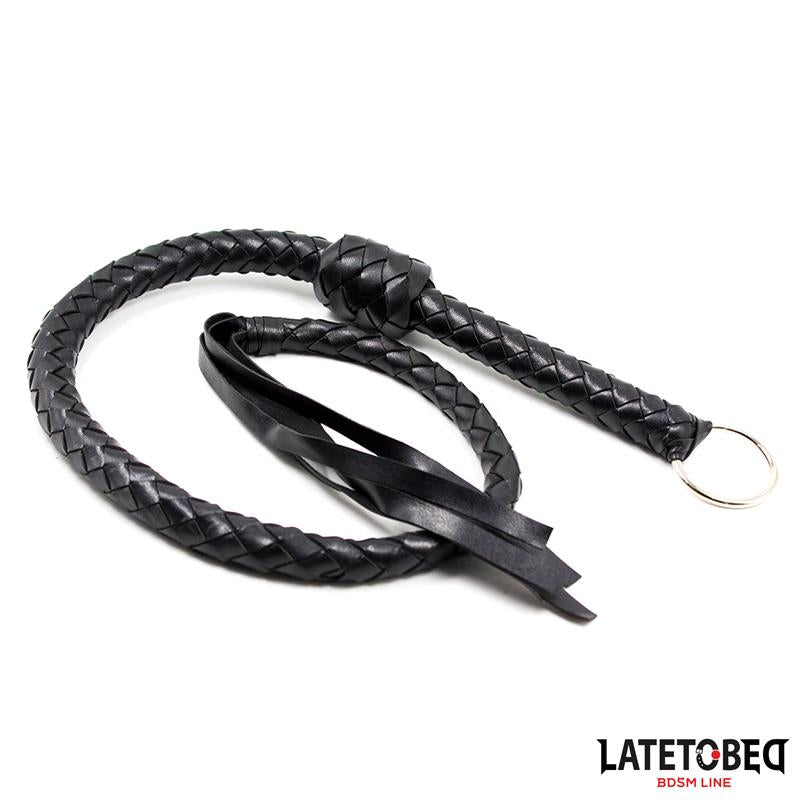 Látigo Trenzado Negro 116cm