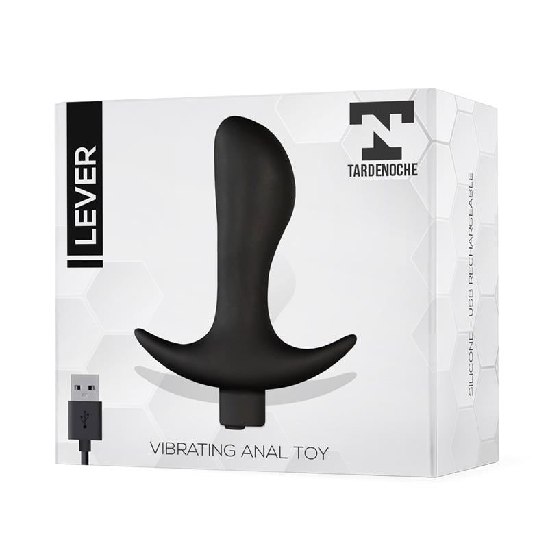 Lever Plug Anal Con Vibración Usb Silicona