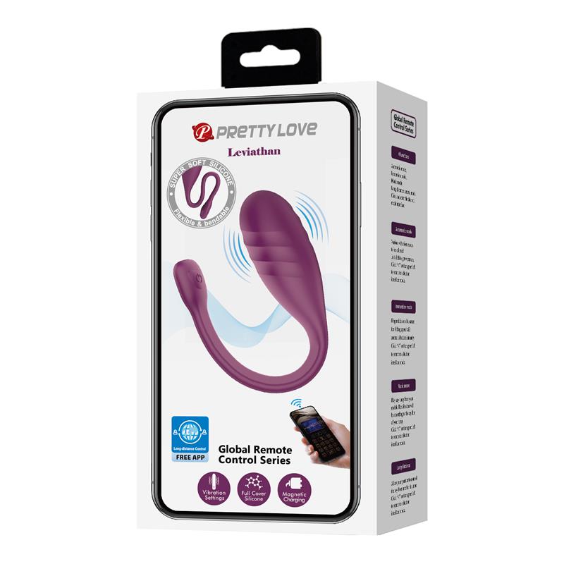 Pretty Love - Leviathan Vibrador Controlado Por App Morado