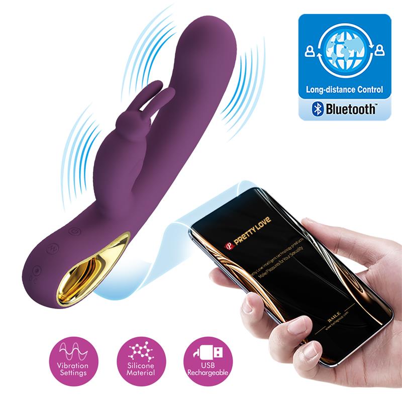 Pretty Love - Liam Vibrador Rabbit & Estimulador Punto G Morado
