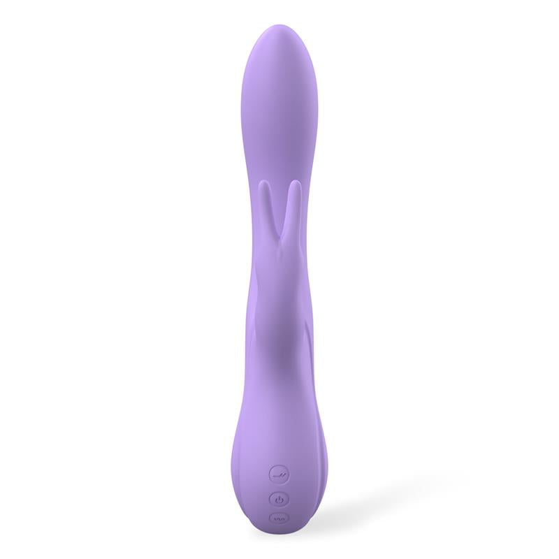 Vibrador  Lindsay Con Cadena Anal Silicona Líquida Unibody Flexible 2 Motores