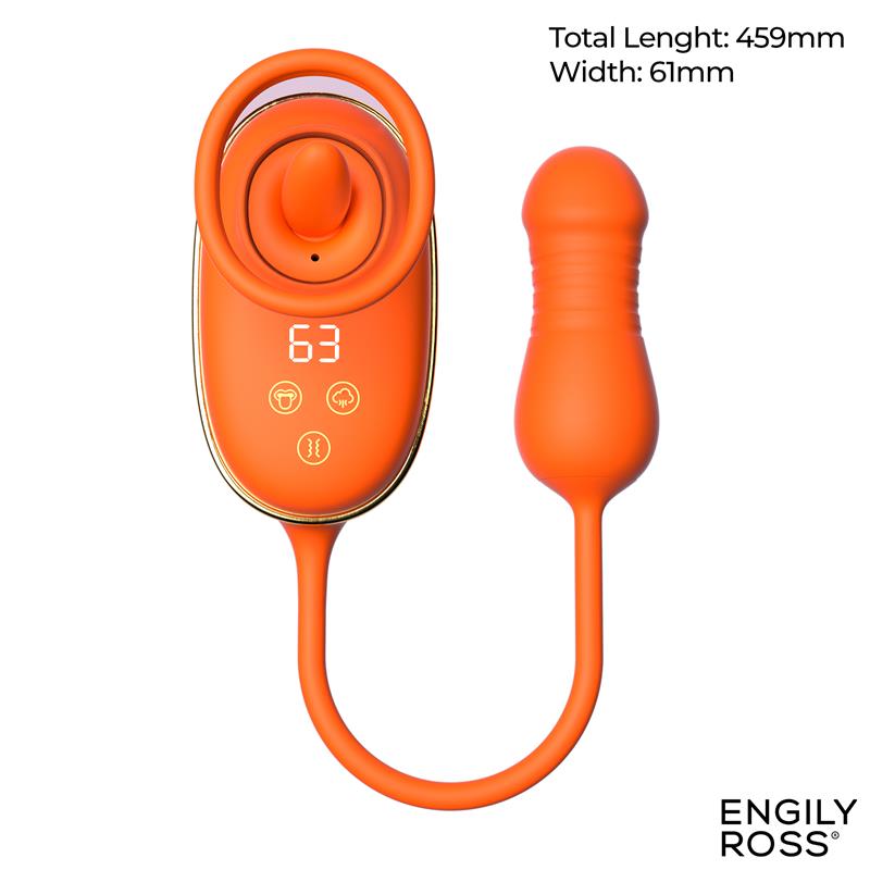 Lizer Pro Estimulador Con Lengua Oscilante, Bomba De Vacio Y Huevo Con Up And Down