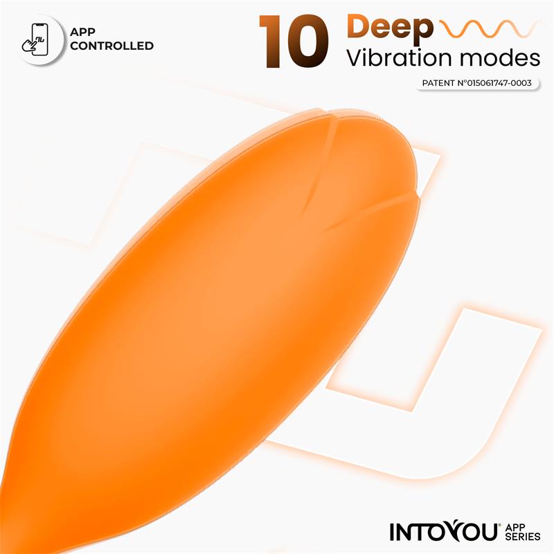 Logan Huevo Vibrador Con App Unibody Naranja