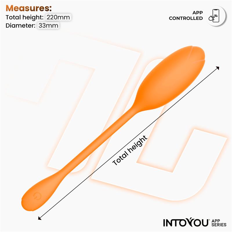 Logan Huevo Vibrador Con App Unibody Naranja