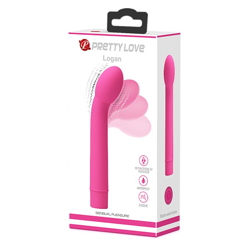 Pretty Love - Logan Vibrador Punto G 10 Vibraciones Rosa