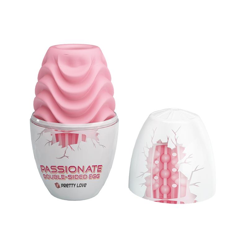 Pretty Love - Huevo Masturbador Doble Cara Rosa