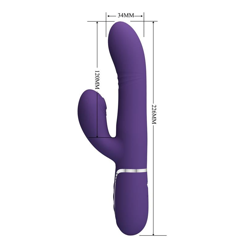 Pretty Love - Vibrador Punto G Multifunción Morado