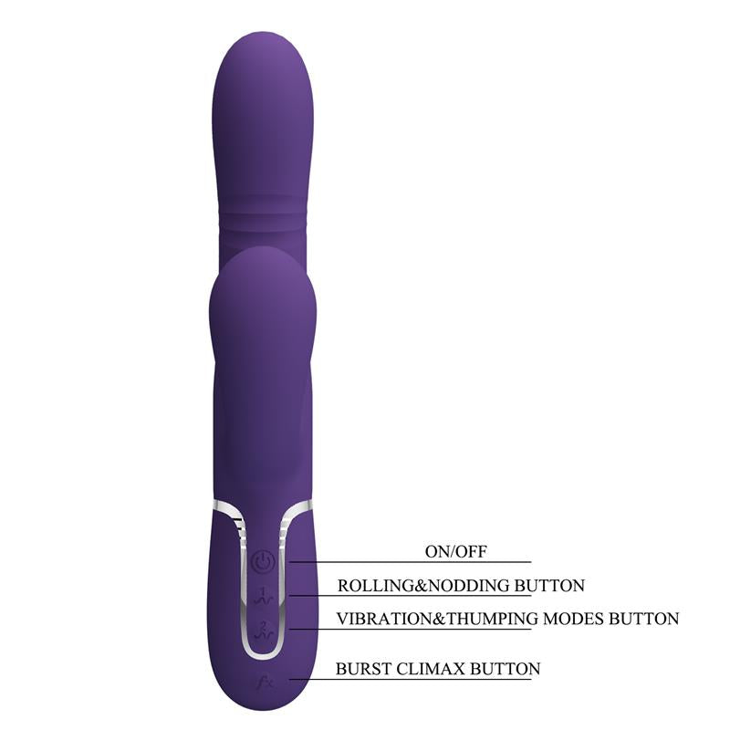 Pretty Love - Vibrador Punto G Multifunción Morado
