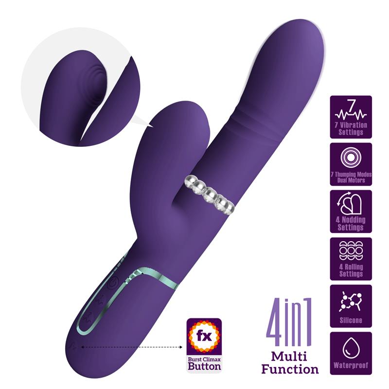 Pretty Love - Vibrador Punto G Multifunción Morado