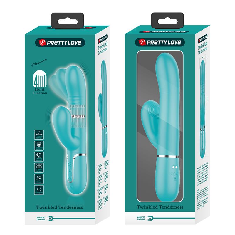 Pretty Love - Vibrador Punto G Multifunción Verde Agua