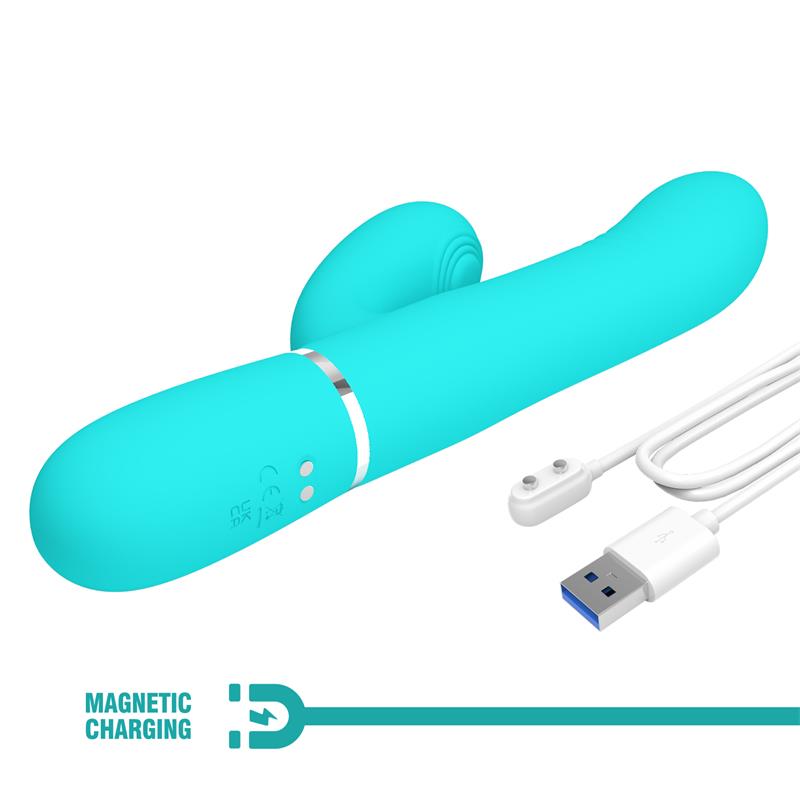 Pretty Love - Vibrador Punto G Multifunción Verde Agua