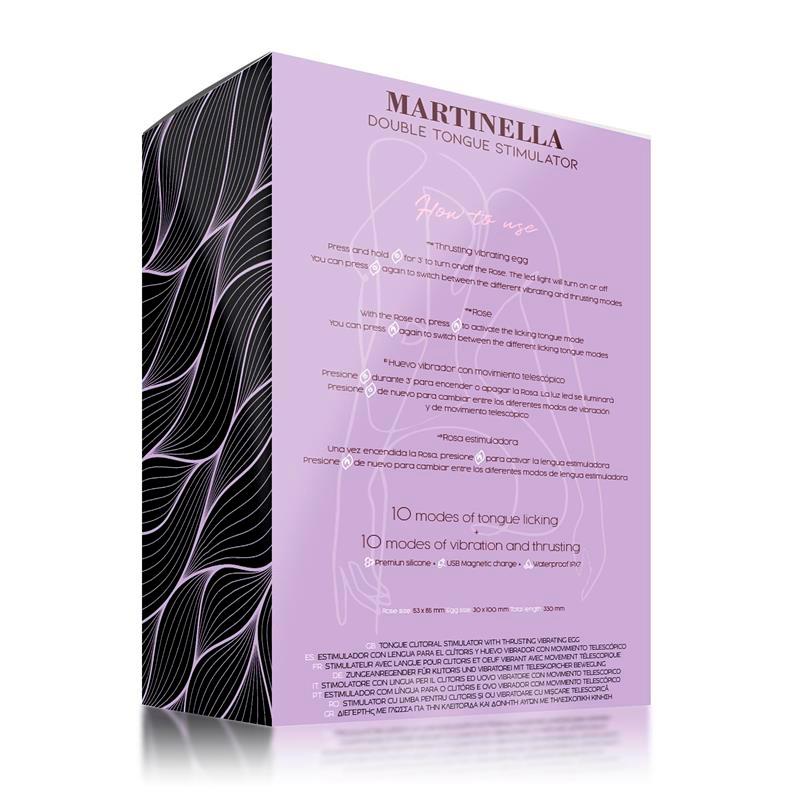 Martinella Lengua Estimuladora Clítoris Y Huevo Con Thrusting