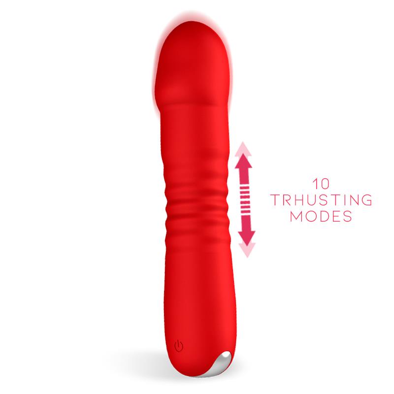 Marygold Estimulador Con Movimiento Thrusting Up & Down  Usb Silicona