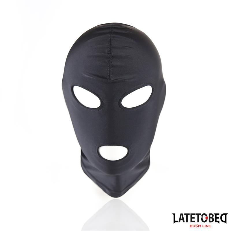 Máscara Con Apertura Ojos Y Boca Negra