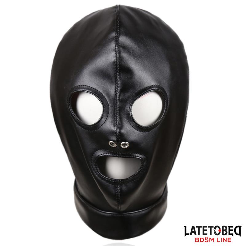 Máscara De Sumisión Con Correas Traseras Ajustable