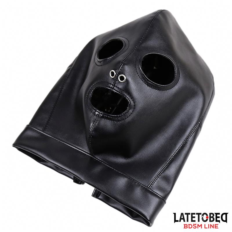 Máscara De Sumisión Con Correas Traseras Ajustable