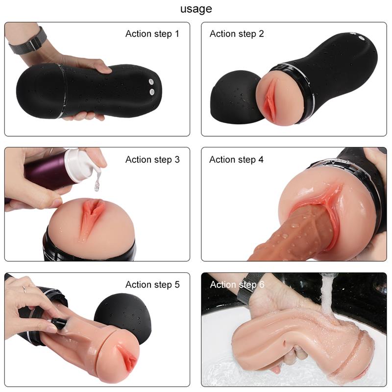 Masturabdor Con Vibrador Usb Tiny Man